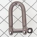 Schaefer 1/4" Pin Long "D" Shackle. 93-26