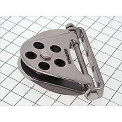 Schaefer Half-Moon Hinged Fairlead Block, 2 3/8"(60mm) Alum Shv 3000 lbs 32-17